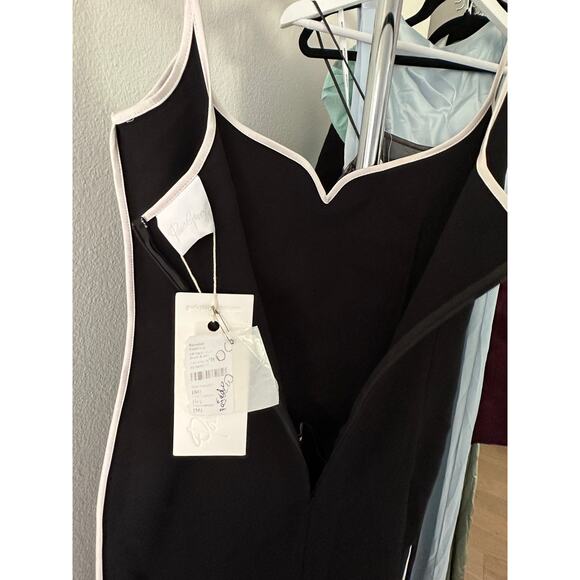 Paris Georgia Heart Dress in Black & White - Picture 11 of 16